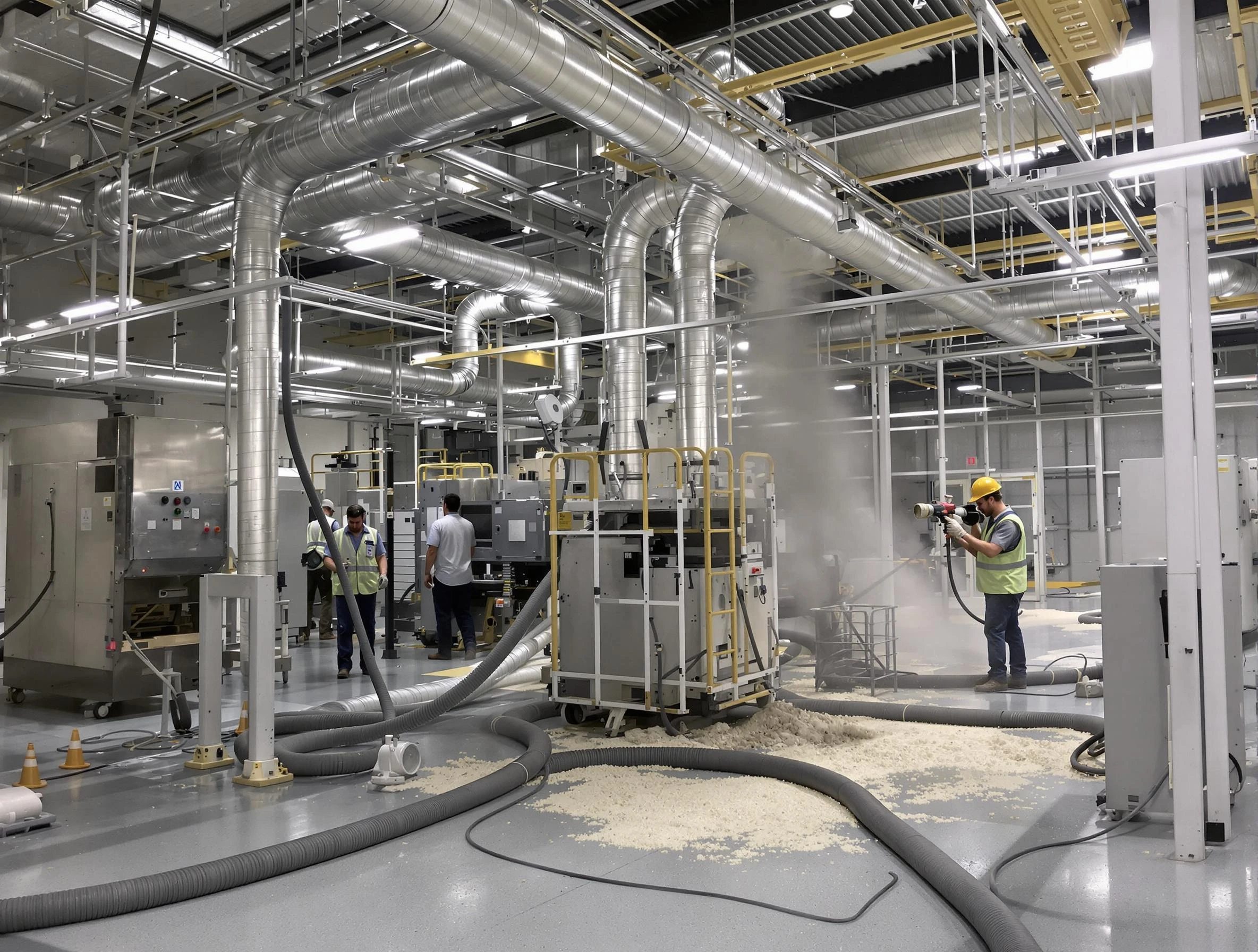 Heavy-duty industrial duct cleaning by Columbia Air Duct Cleaning in Columbia